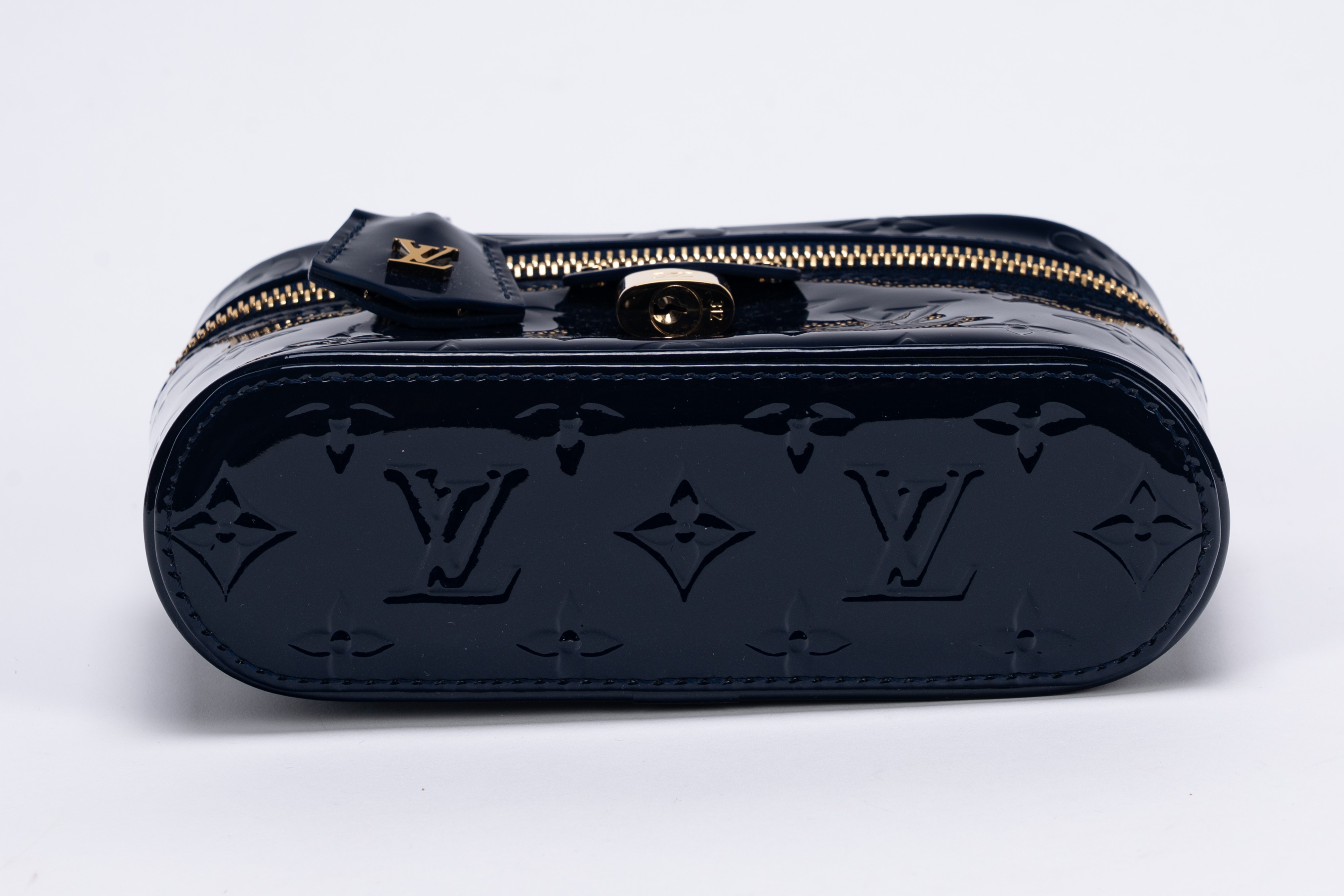 Louis Vuitton - Date 0–0, Borsa Vanity mini in monogram vernis blu notte