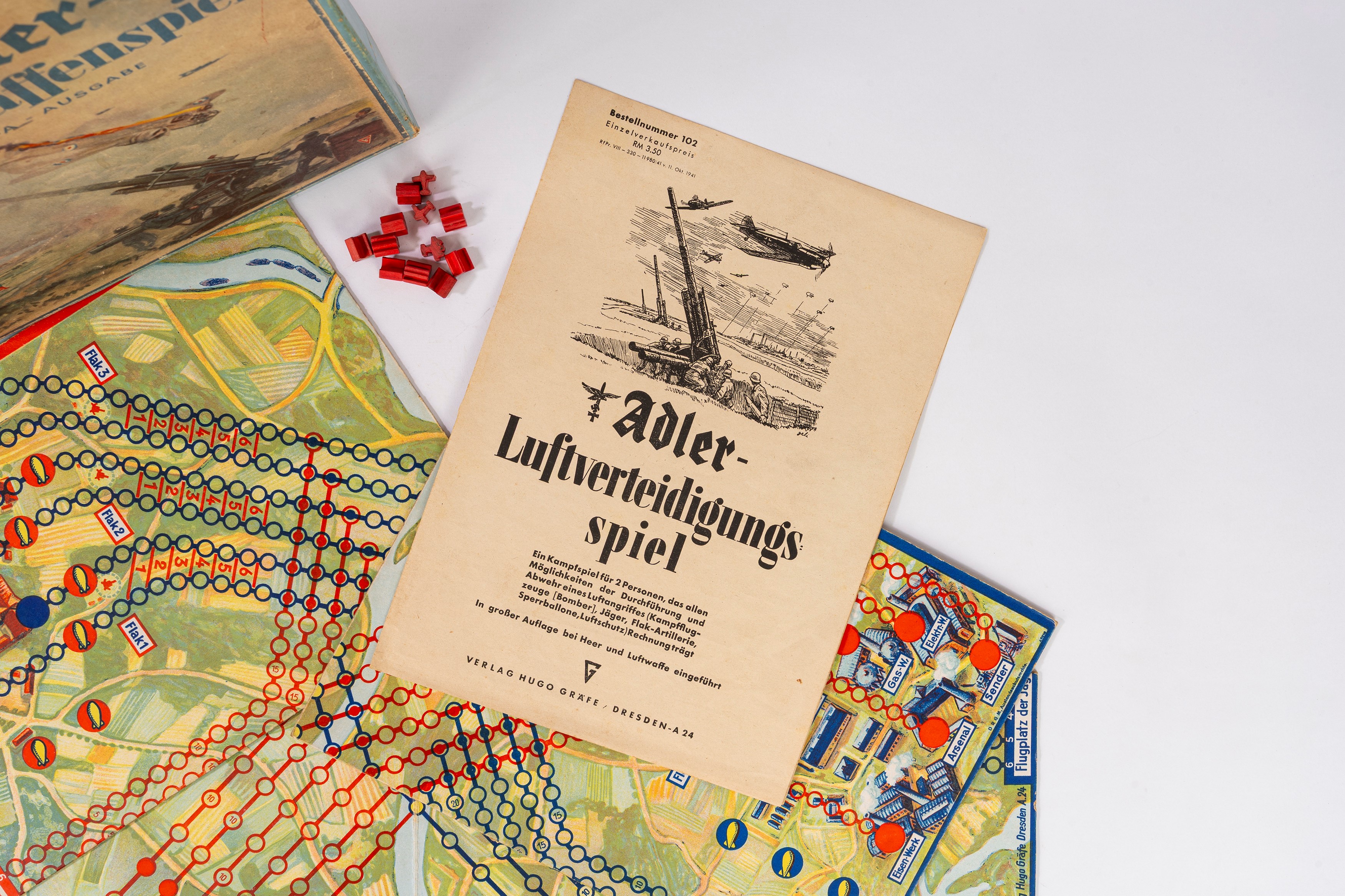 Hugo Grafe - Gioco in Scatola - Adler Luftwaffenspiel