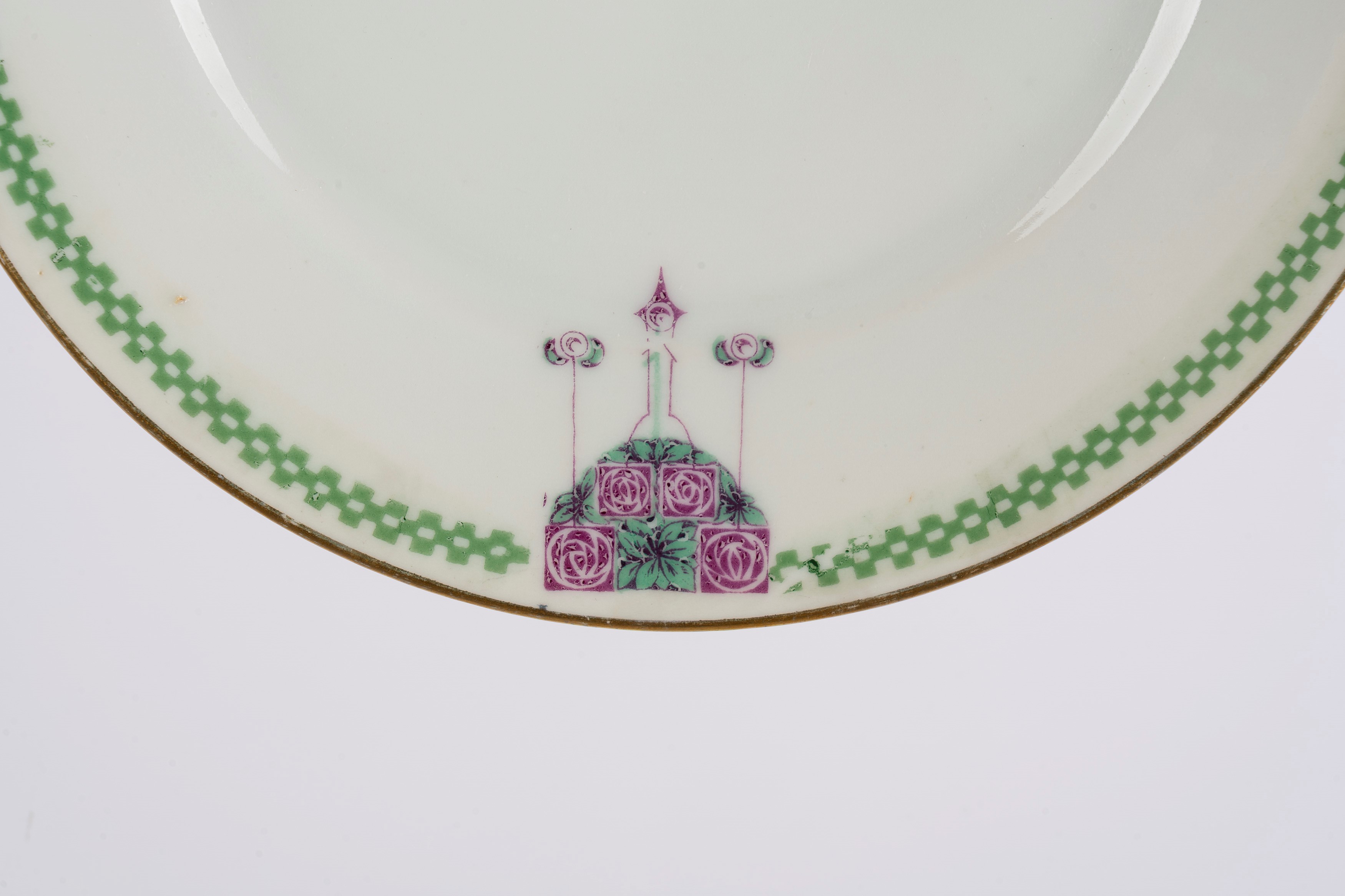Servizio in porcellana “Moschea”, marchio “Swisse”