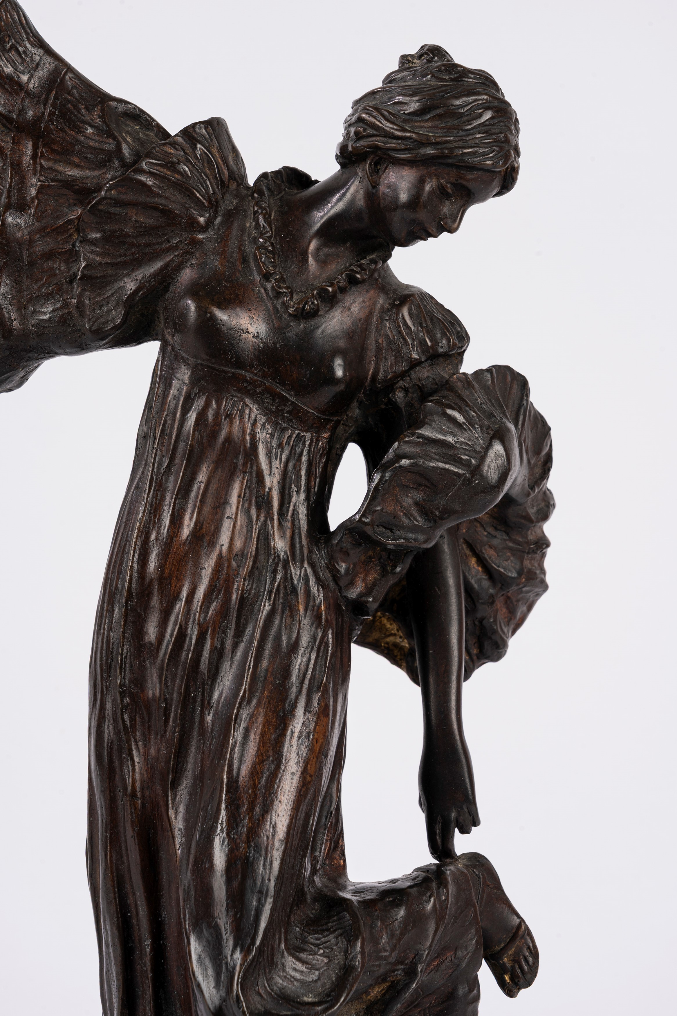 Da Agathon Léonard (lille 1841 – Parigi 1923) - A. Léonard, La Danseuse, scultura in bronzo su ba...