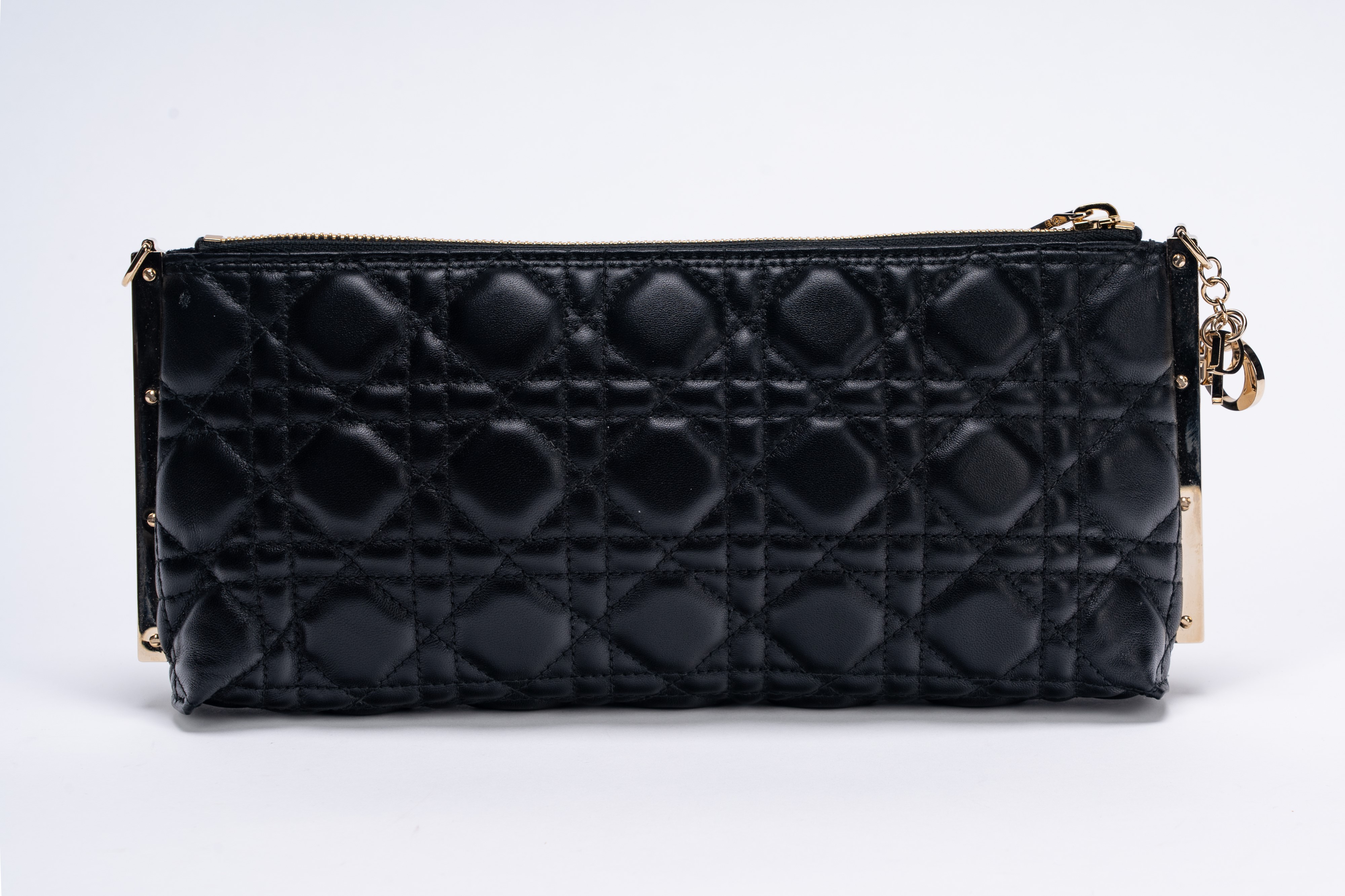 Christian Dior - Borsa Dior Club in pelle cannage nera