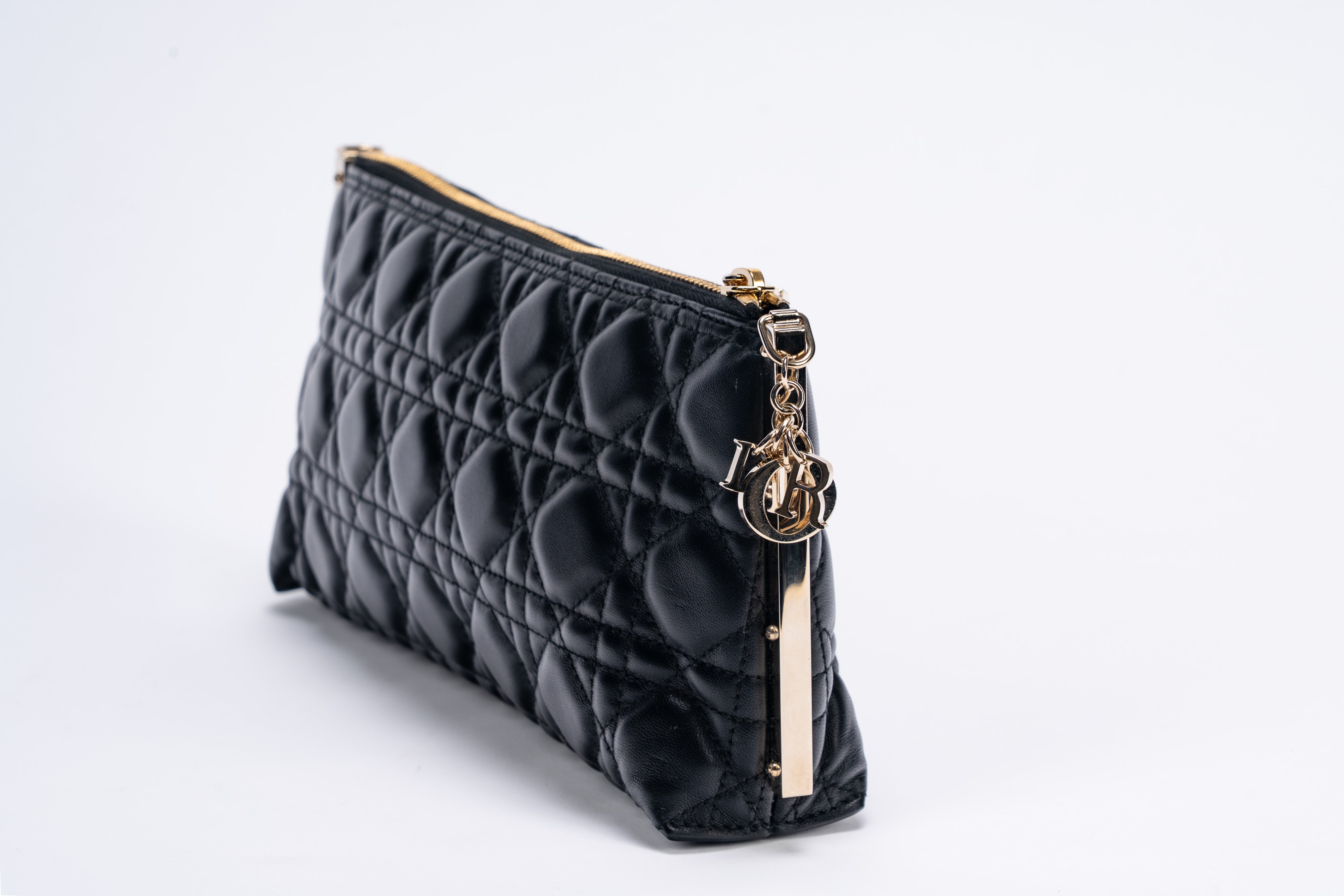 Christian Dior - Borsa Dior Club in pelle cannage nera