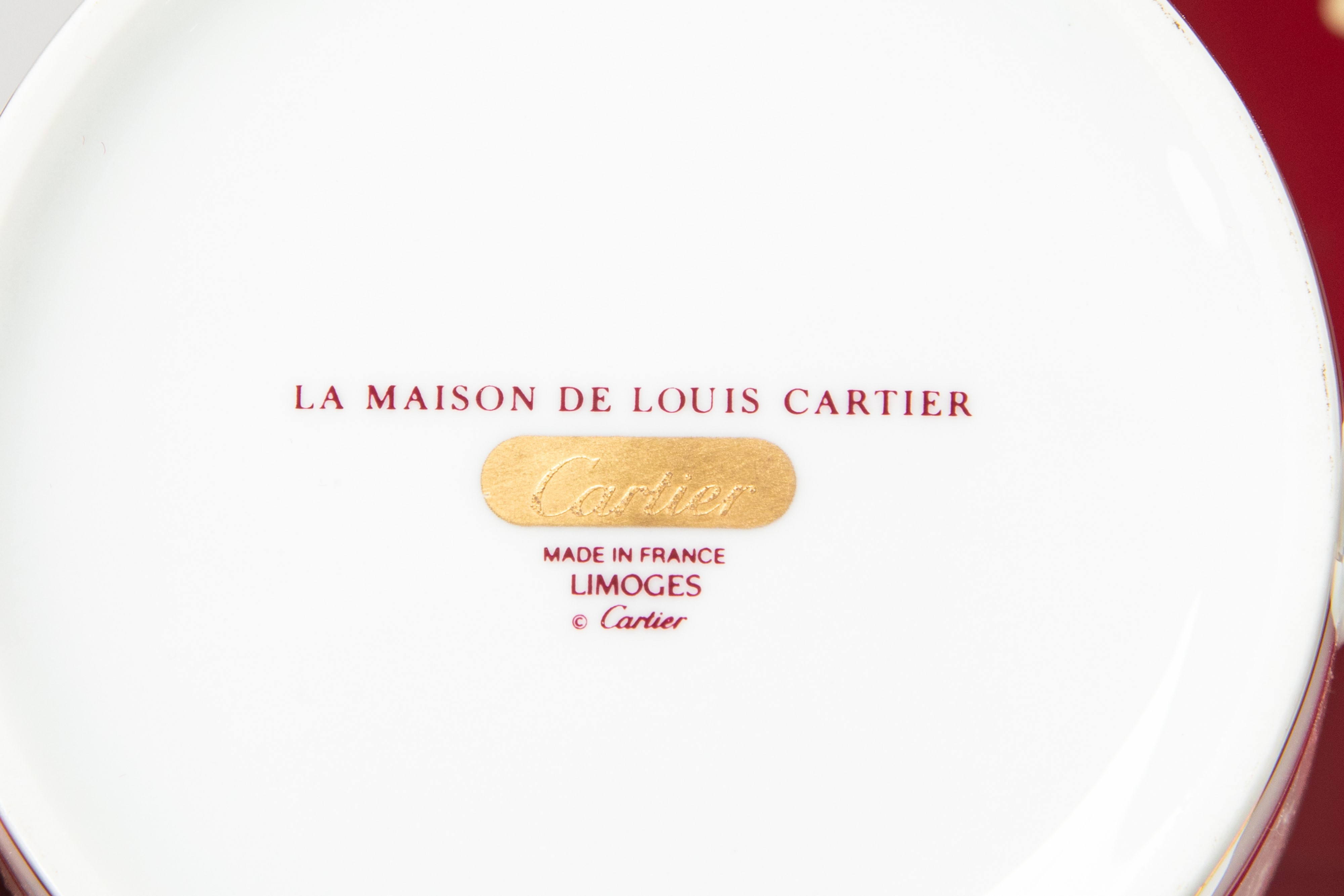 Servizio da Caffè e Tè "panthère" in Porcellana. la Maison De Louis Cartier, Limoges, Francia, 19...