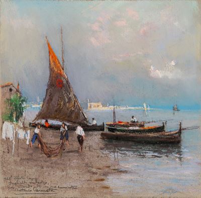 Pescatori a riva