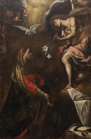 Giovan Battista Crespi, detto il Cerano (Romagnano Sesia 1573 - Milano 1632) e studio - Annunciation