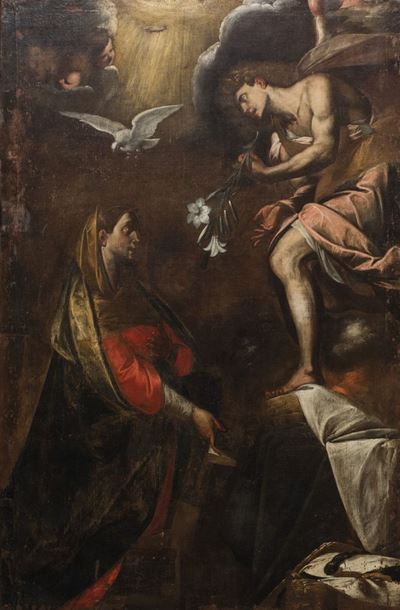 Giovan Battista Crespi detto il Cerano, Annunciazione, olio su tela