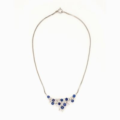 Collana in Zaffiri e Diamanti Realizzat