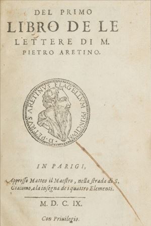 Del primo libro de le lettere