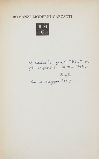 Pasolini, Una vita violenta - Prima edizione, 1959