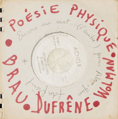 Wolman, Poésie Physique - Tre dischi monografici 45 giri del 1963