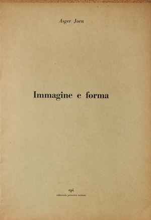 Il n.1 del Bollettino d'Informazione del Mouvement International pour un Bauhaus Imaginiste, redattore per l'Italia Enrico Baj. Un testo fondamentale di Jorn.
La Bauhaus immaginista fu fondata da Jorn in opposizione a Max Bill e alla nuova Bauhaus di Ulm che puntava al funzionalismo architettonico e all'industrial design piuttosto che alla ricerca nell'ambito dell'immagine e della fantasia. Immagine e forma