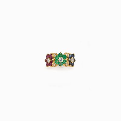 Anello in Diamanti e Gemme, Chantecler
