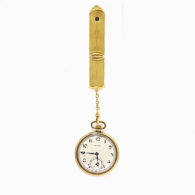Movado Orologio da Tasca in Oro Giallo 1