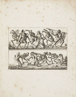 [Holbein, Hans] - The dances of death, through the various stages of human life 