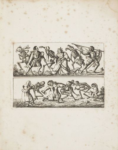 Holbein, The dances of death, through the various stages of human life, 1803