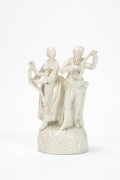 Gruppo di musicanti, porcellana, Secolo XVIII