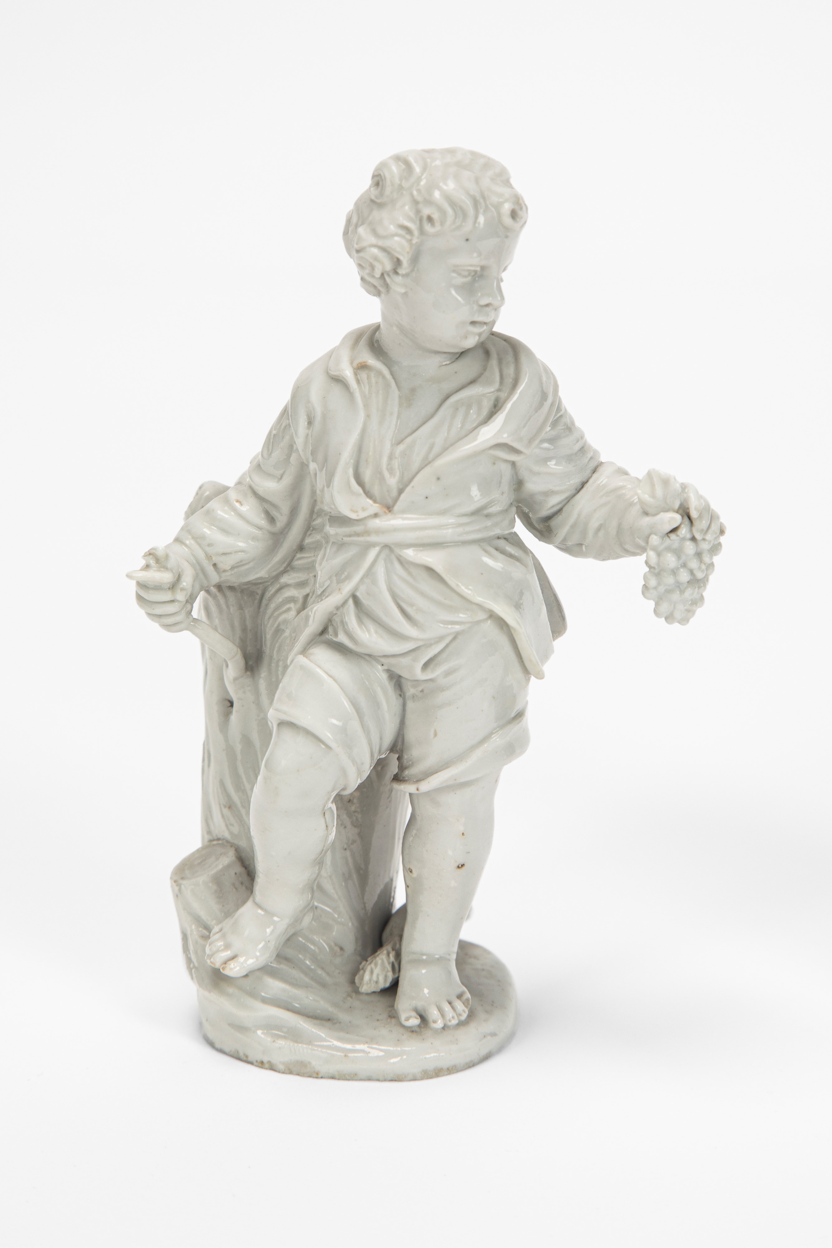 Putti vendemmiatori, porcellana, Venezia, secolo XVIII