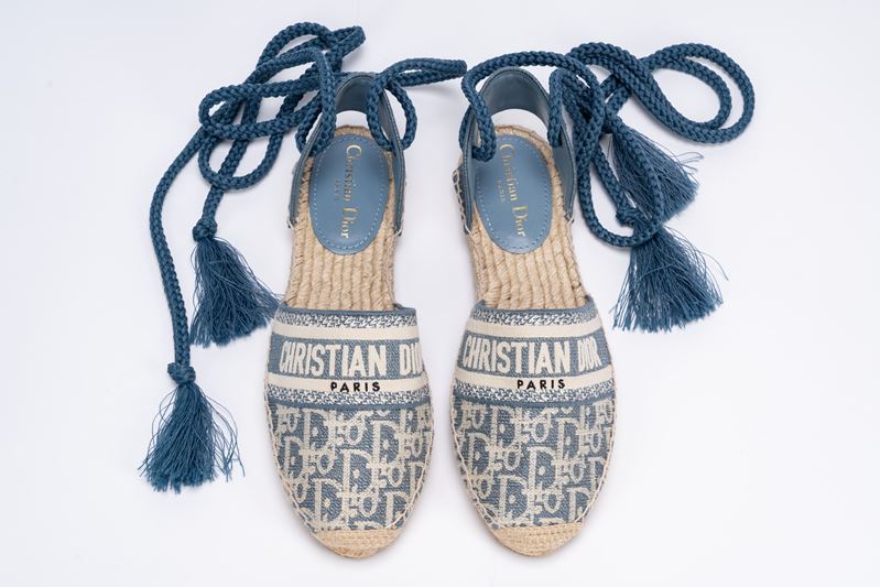 Christian Dior - Espadrillas “Granville” in tela Dior Oblique