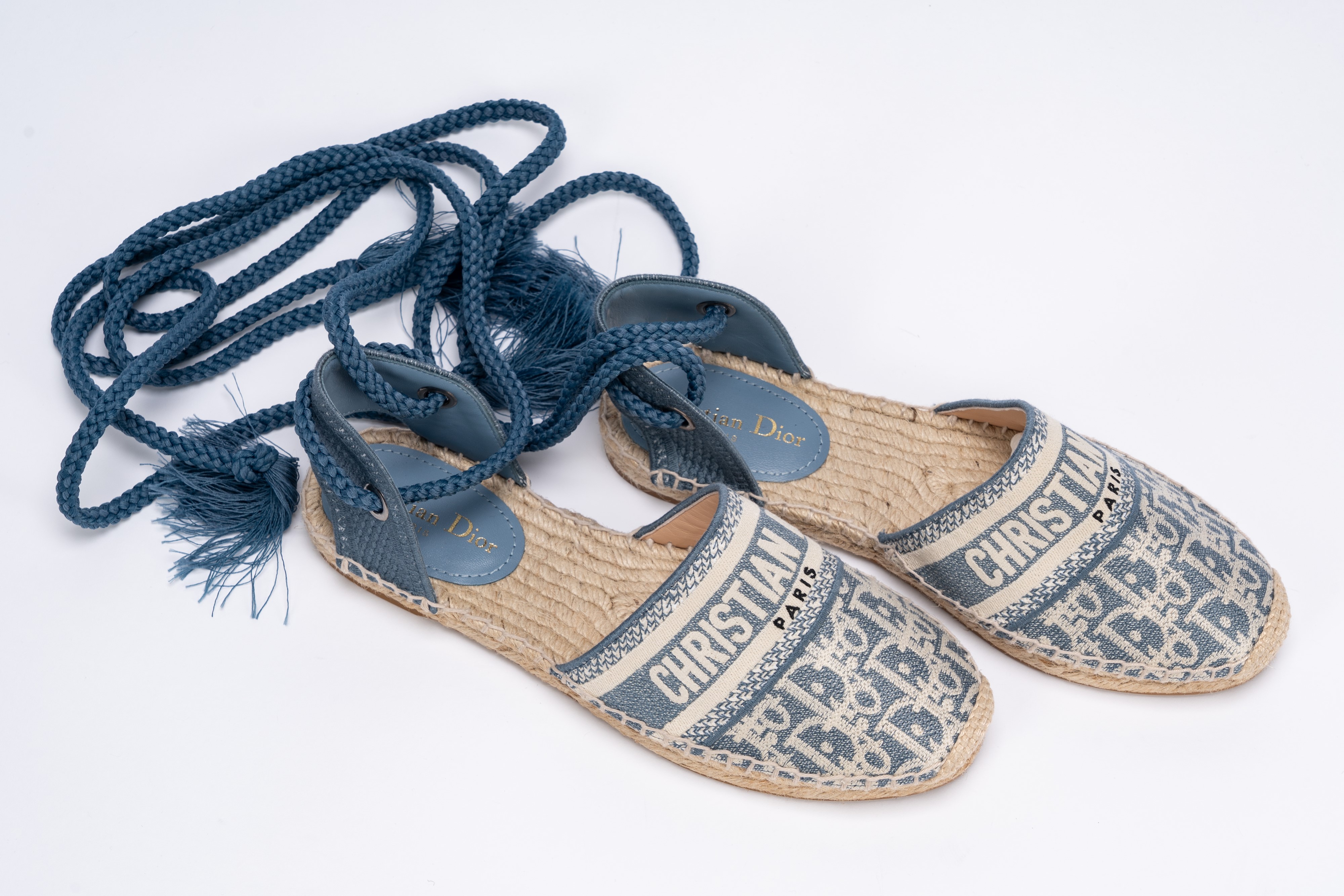 Christian Dior - Espadrillas “Granville” in tela Dior Oblique