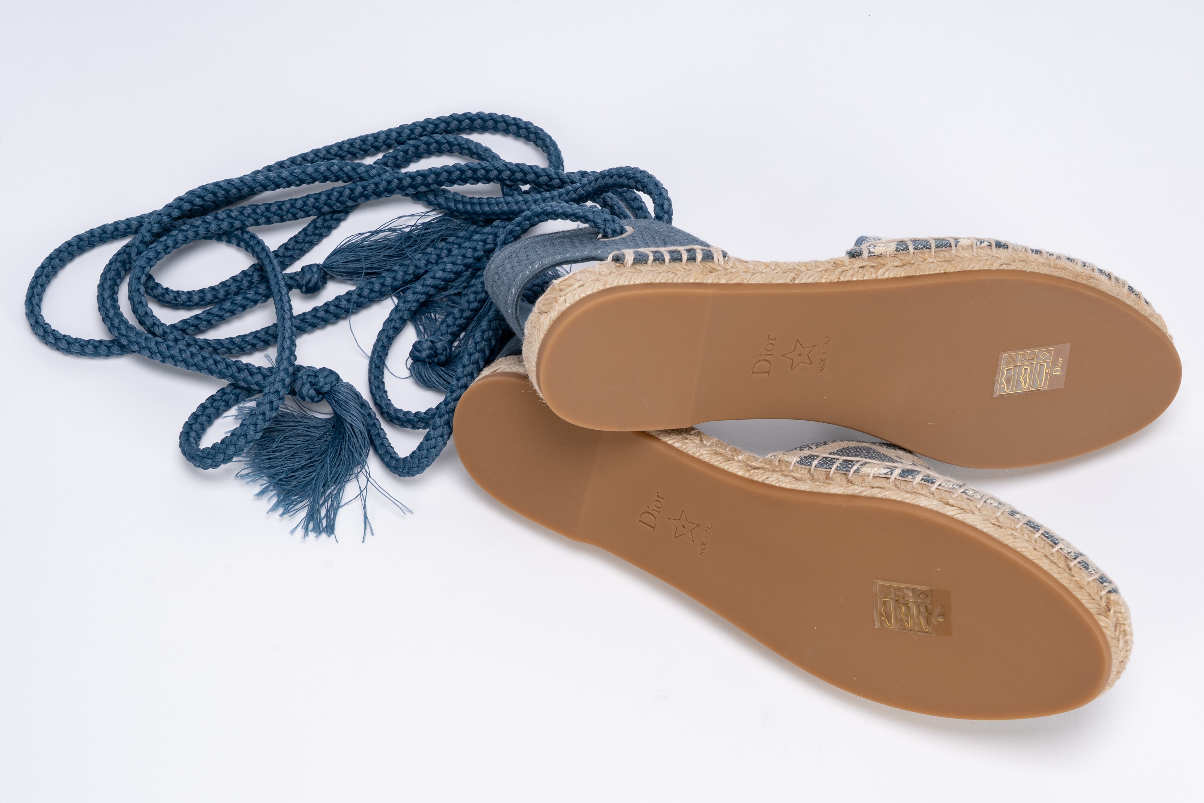 Christian Dior - Espadrillas “Granville” in tela Dior Oblique