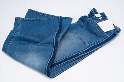 Jeans da donna con banda logata laterale (FR 44)
