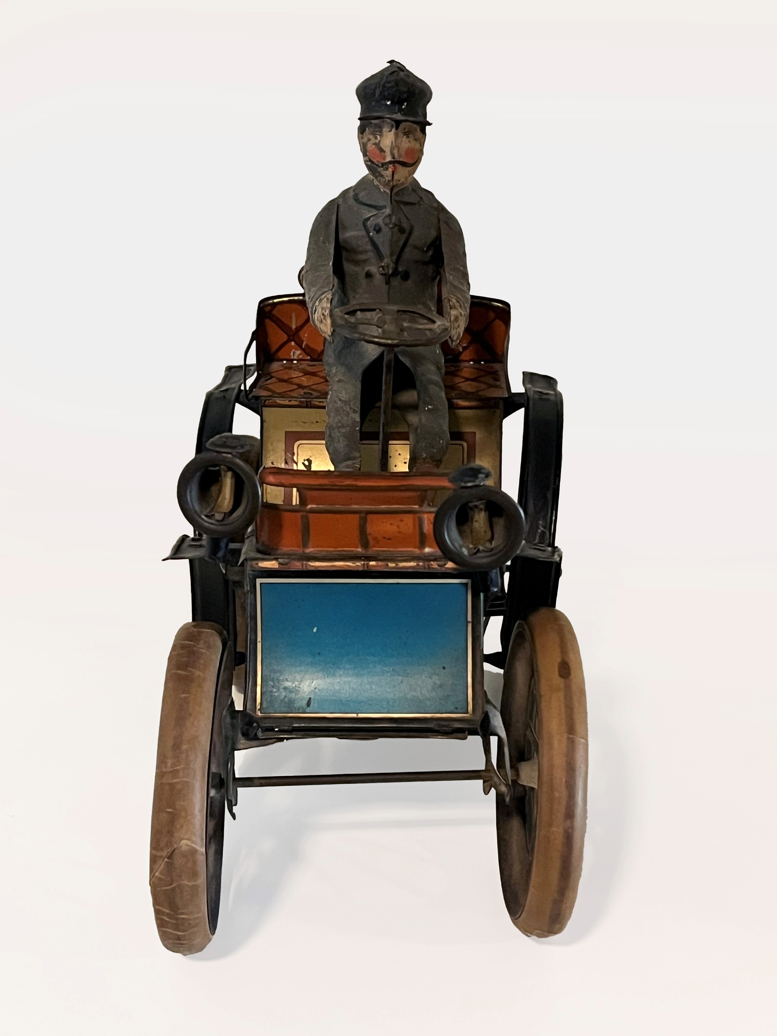 Gunthermann - Grande vettura VIS À VIS, latta litografata (circa 1910)