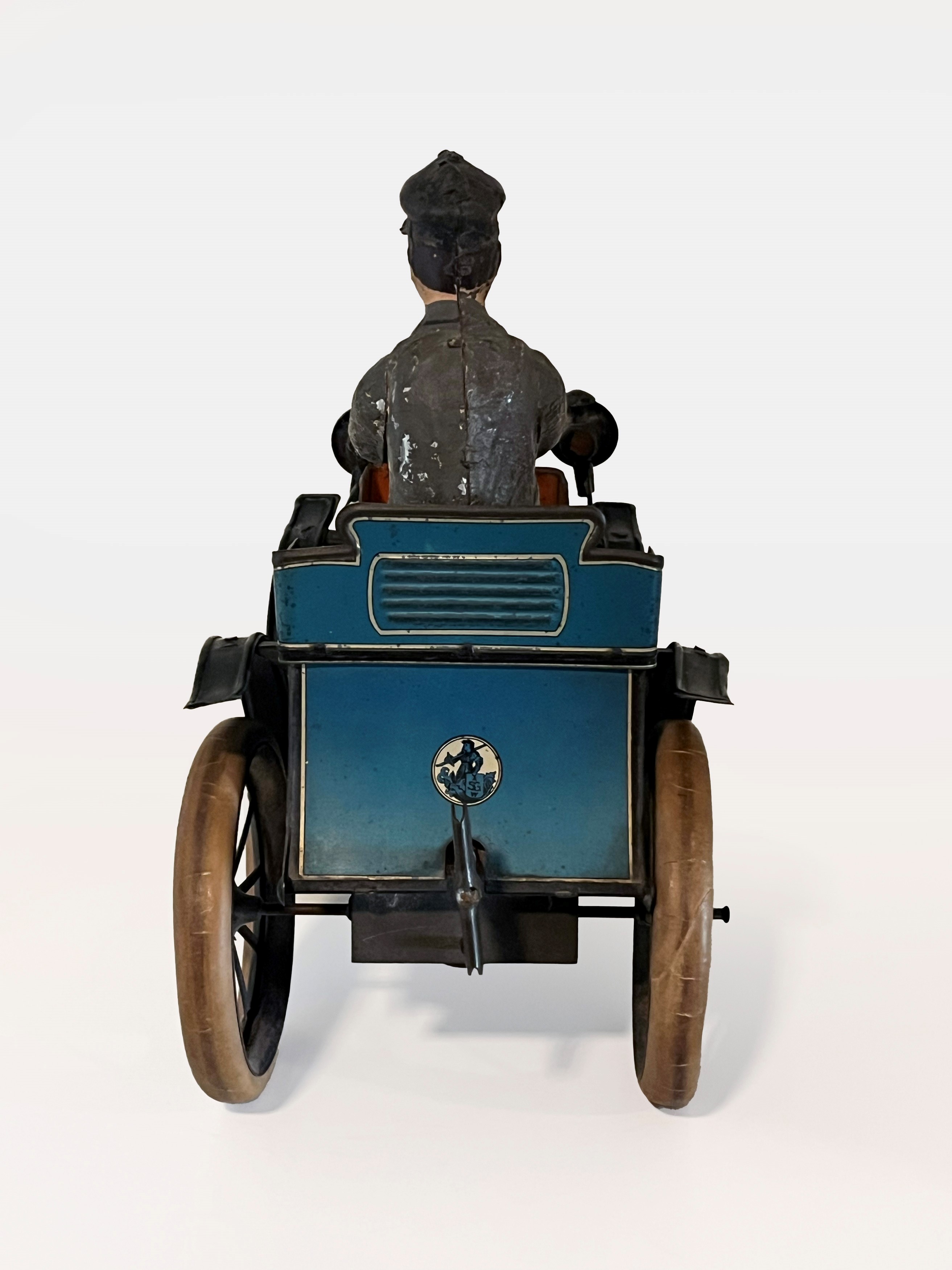Gunthermann - Grande vettura VIS À VIS, latta litografata (circa 1910)
