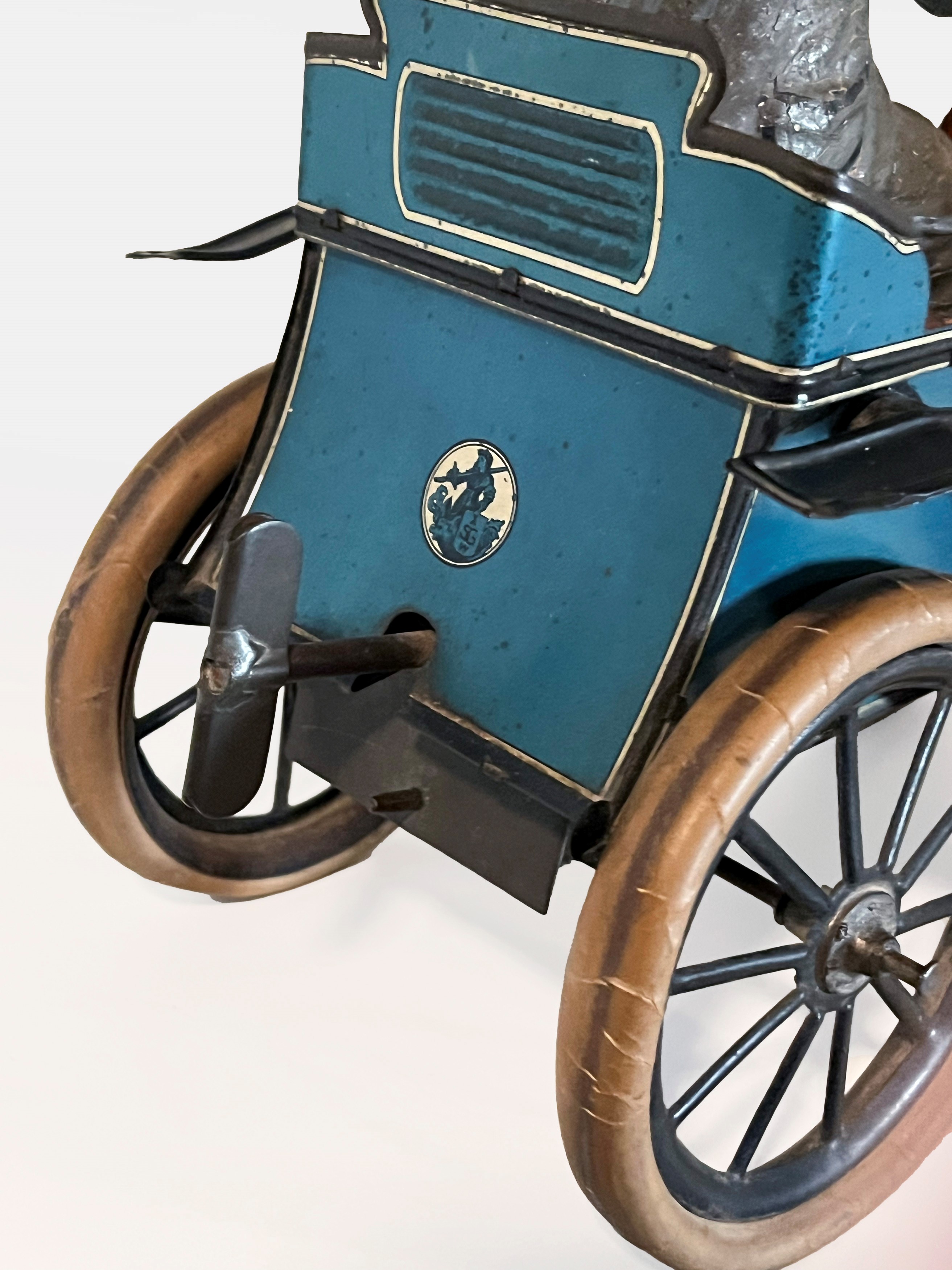 Gunthermann - Grande vettura VIS À VIS, latta litografata (circa 1910)