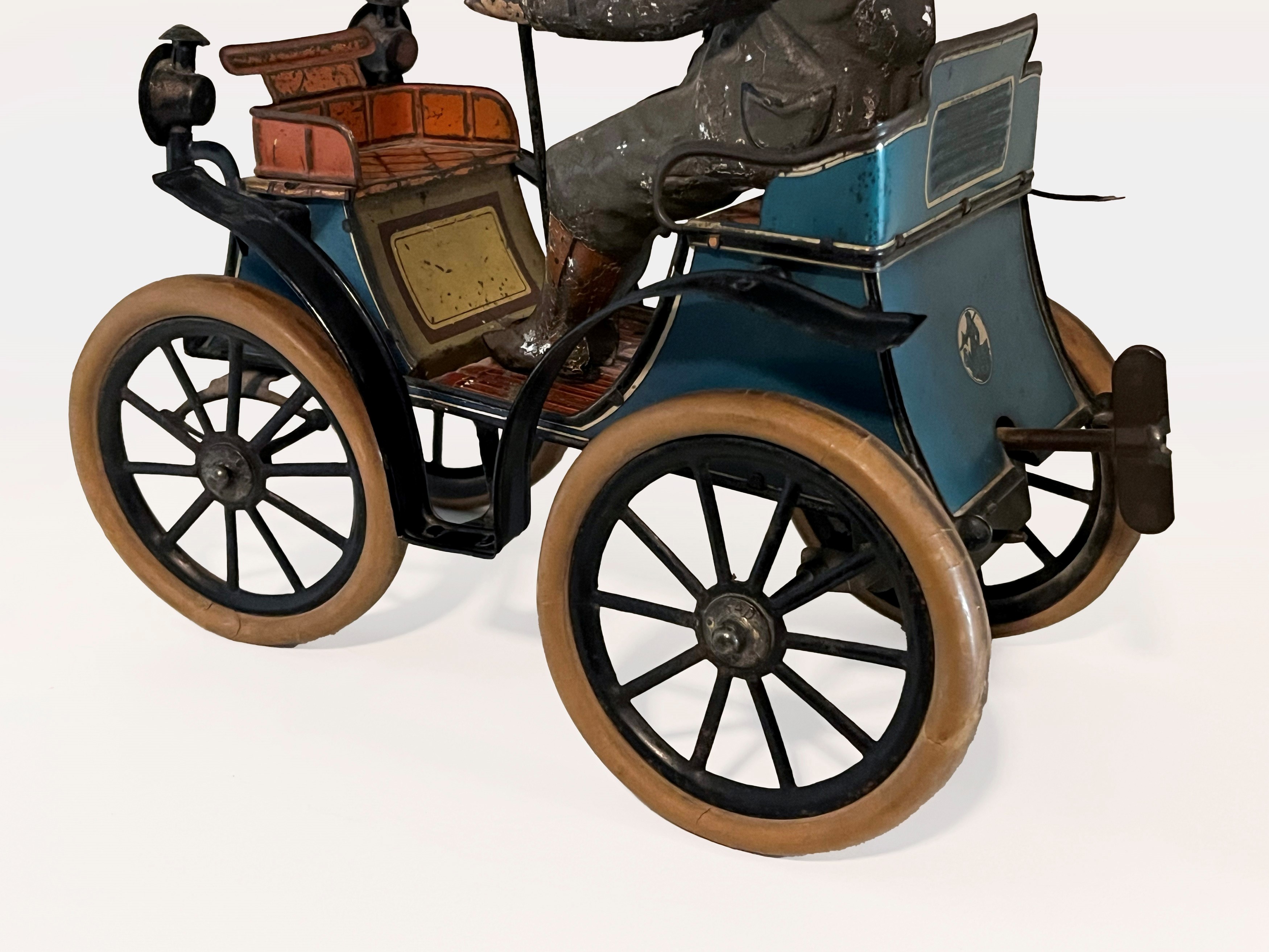 Gunthermann - Grande vettura VIS À VIS, latta litografata (circa 1910)