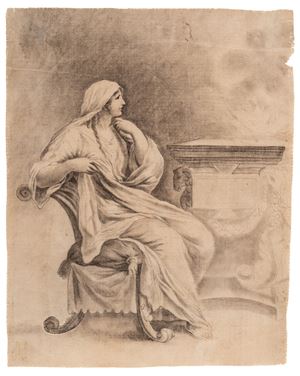 Emma Hamilton come vestale