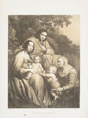 Chabert, Jean Claude - Galerie des peintres ou Collection des portraits, biographies et dessins des peintres les plus celebres de toutes les écoles