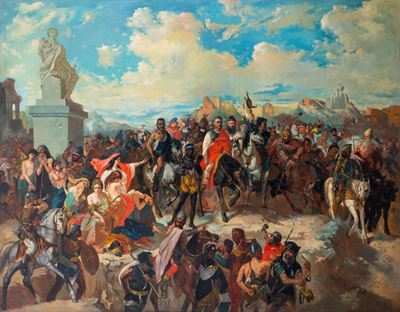 Il sacco di Roma dei Visigoti di Alarico
