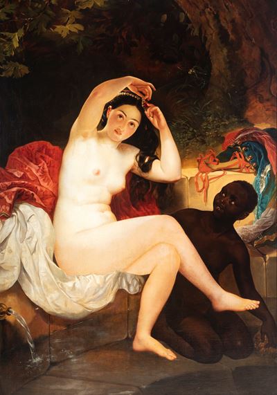 Betsabea, olio su tela