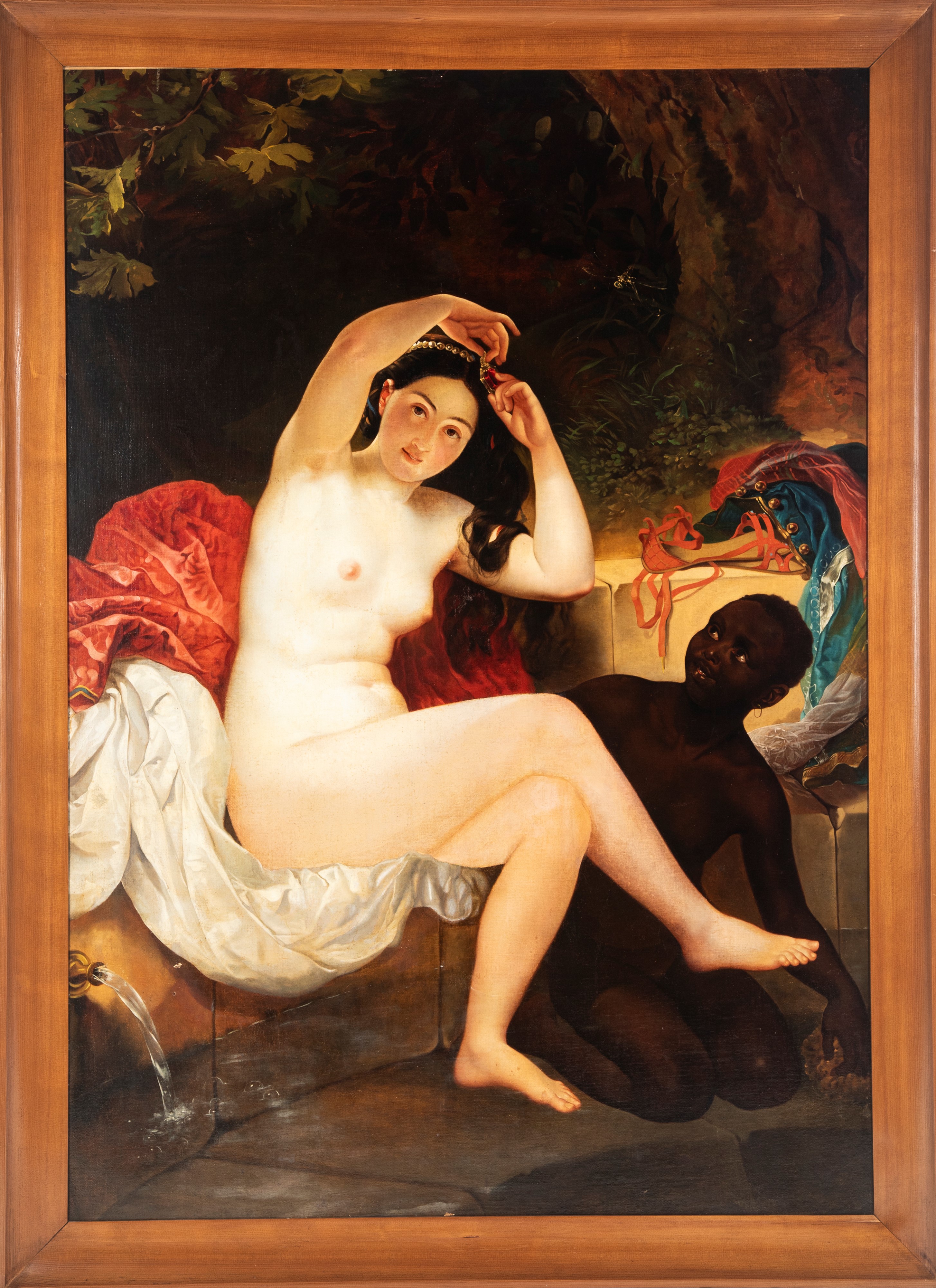 Scuola del Secolo XIX - Betsabea, olio su tela