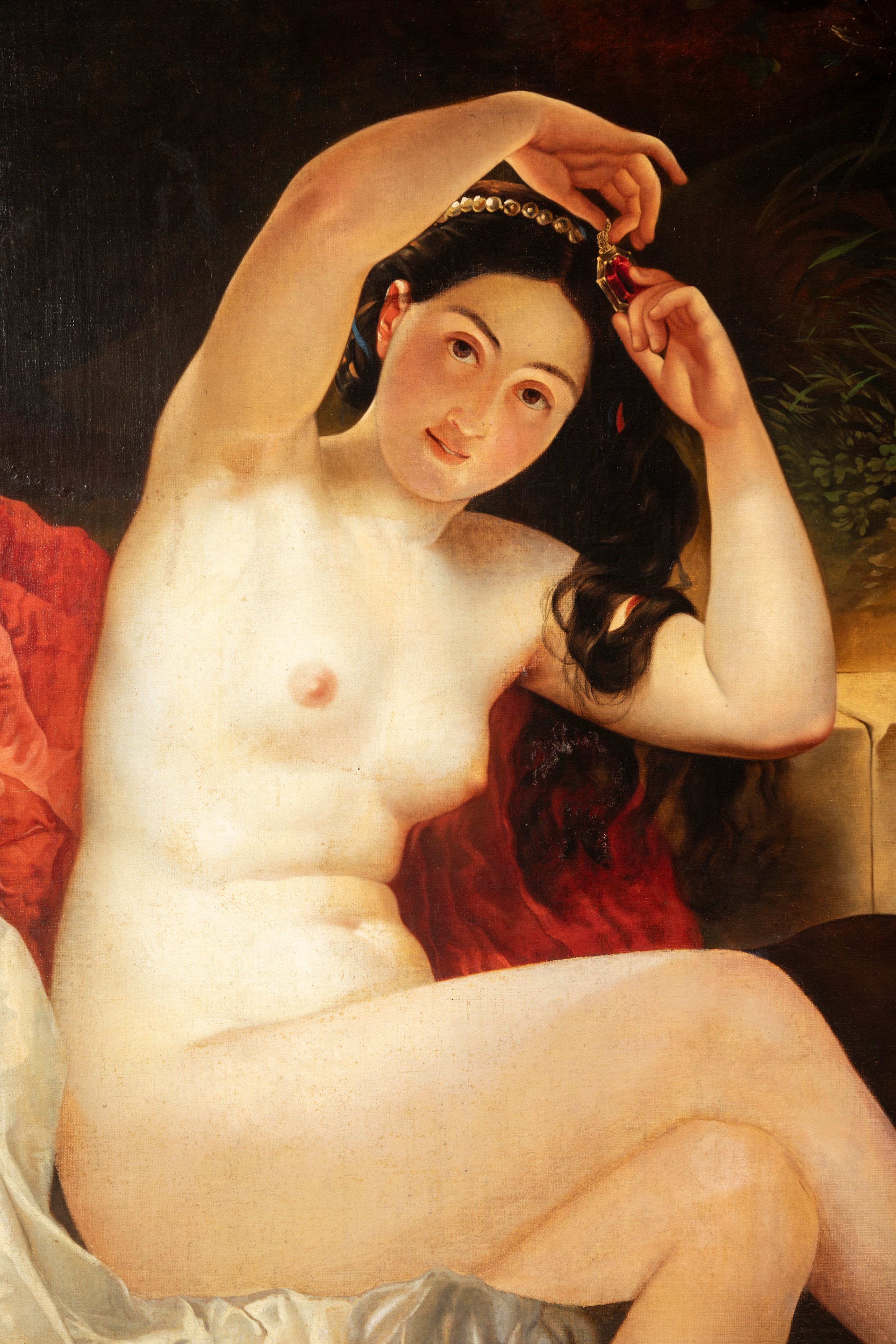 Scuola del Secolo XIX - Betsabea, olio su tela