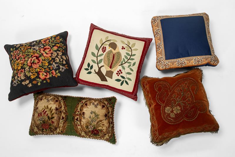 Assortimento di cuscini, tessili per arredo (max 40 × 40 cm)