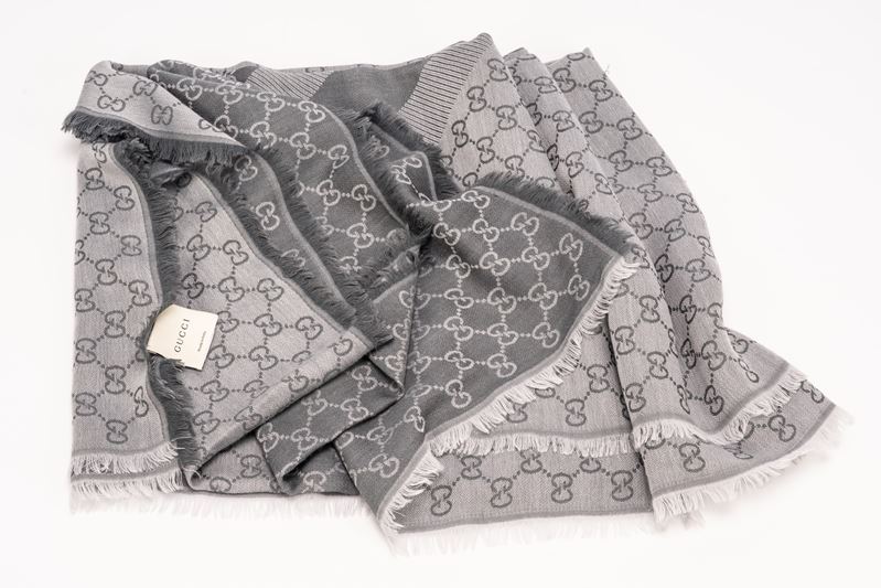 Gucci - Grand foulard, in lana e seta (140 × 140 cm)