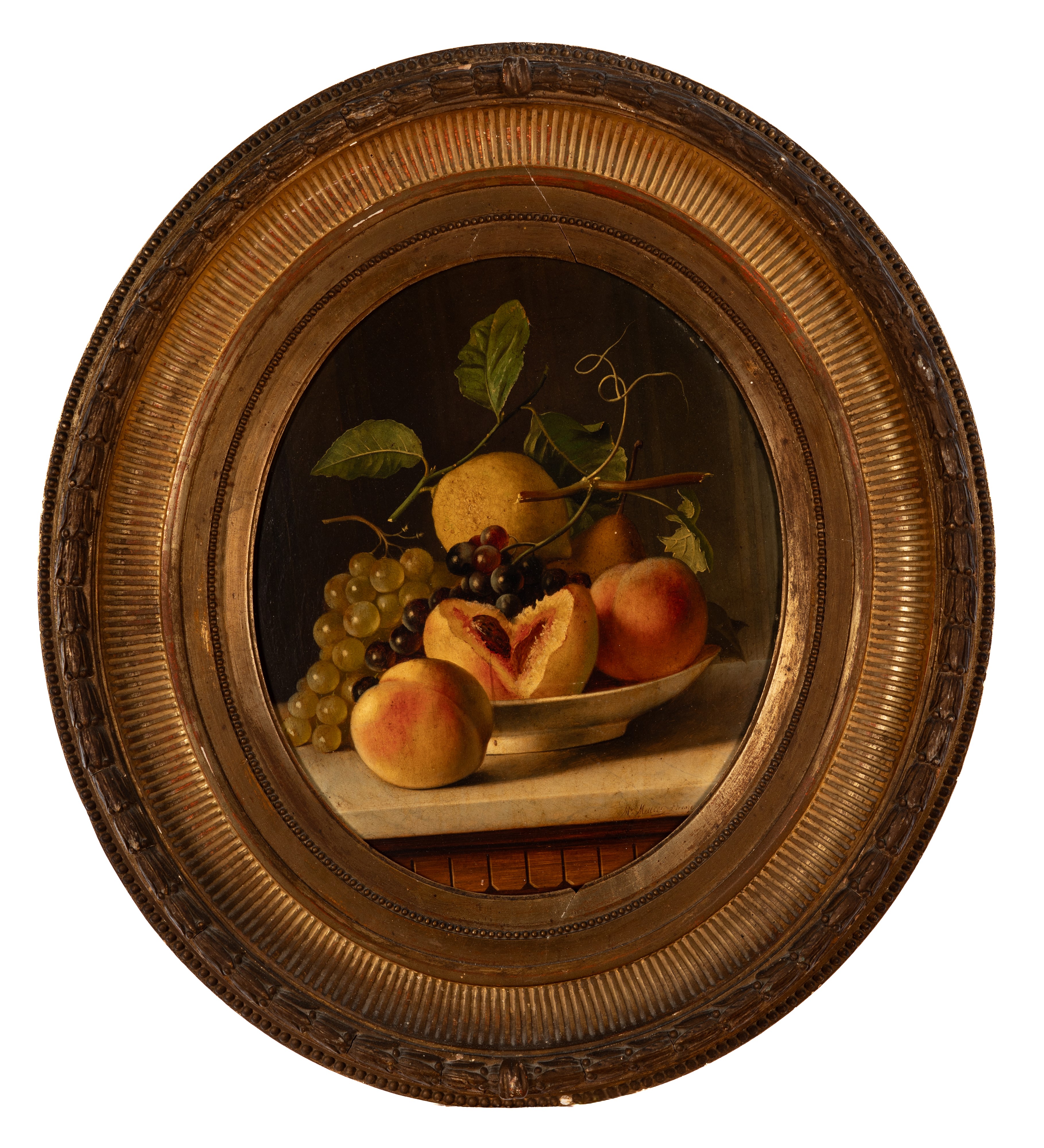 Michelangelo Meucci - Nature morte (coppia), olio su cartone