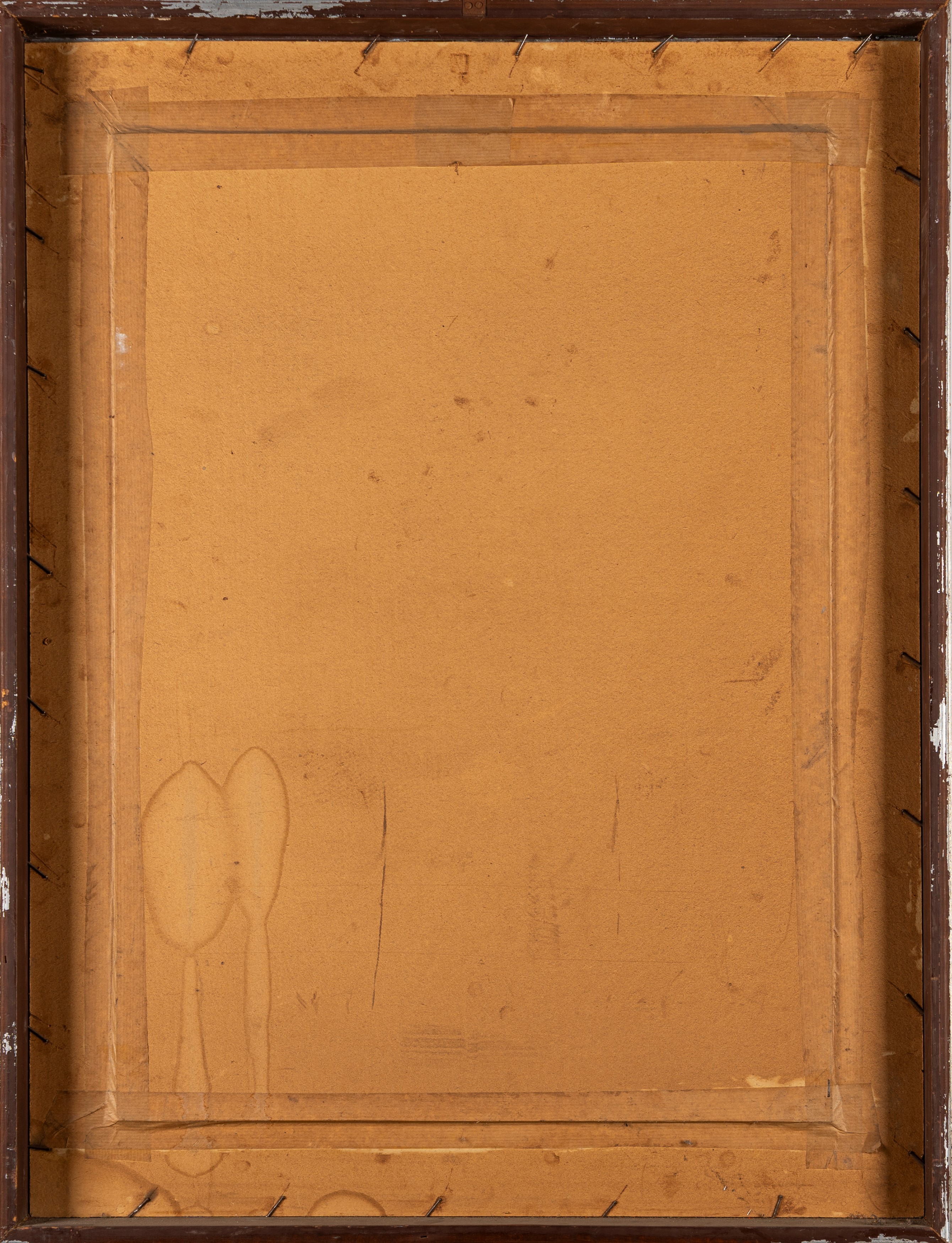 Linda Levi Buonajuti - Ritratto di anziana, olio su cartone