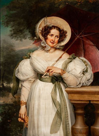 Ritratto femminile, olio su tela (1834)