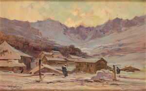 Monte Rosa al tramonto