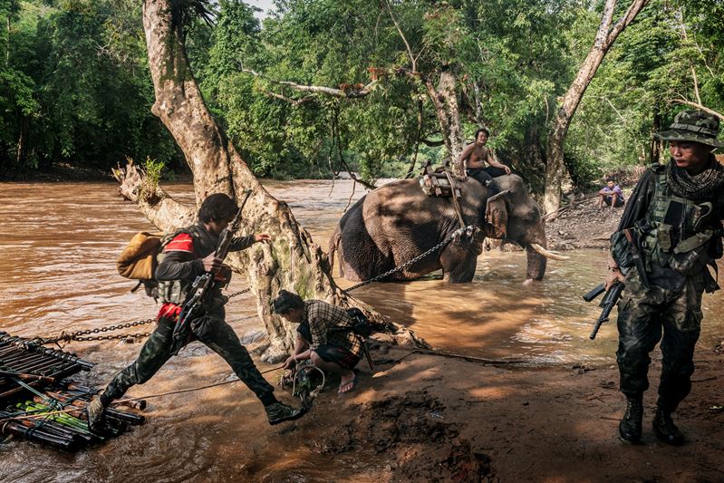 Carlo Cozzoli - Myanmar/Thailand border. Some members of the PDF Naypyidaw battalion...