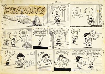 Peanuts (tavola domenicale, 24/08/1952)