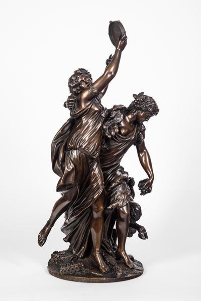 Clodion, Baccanale (scultura in bronzo)