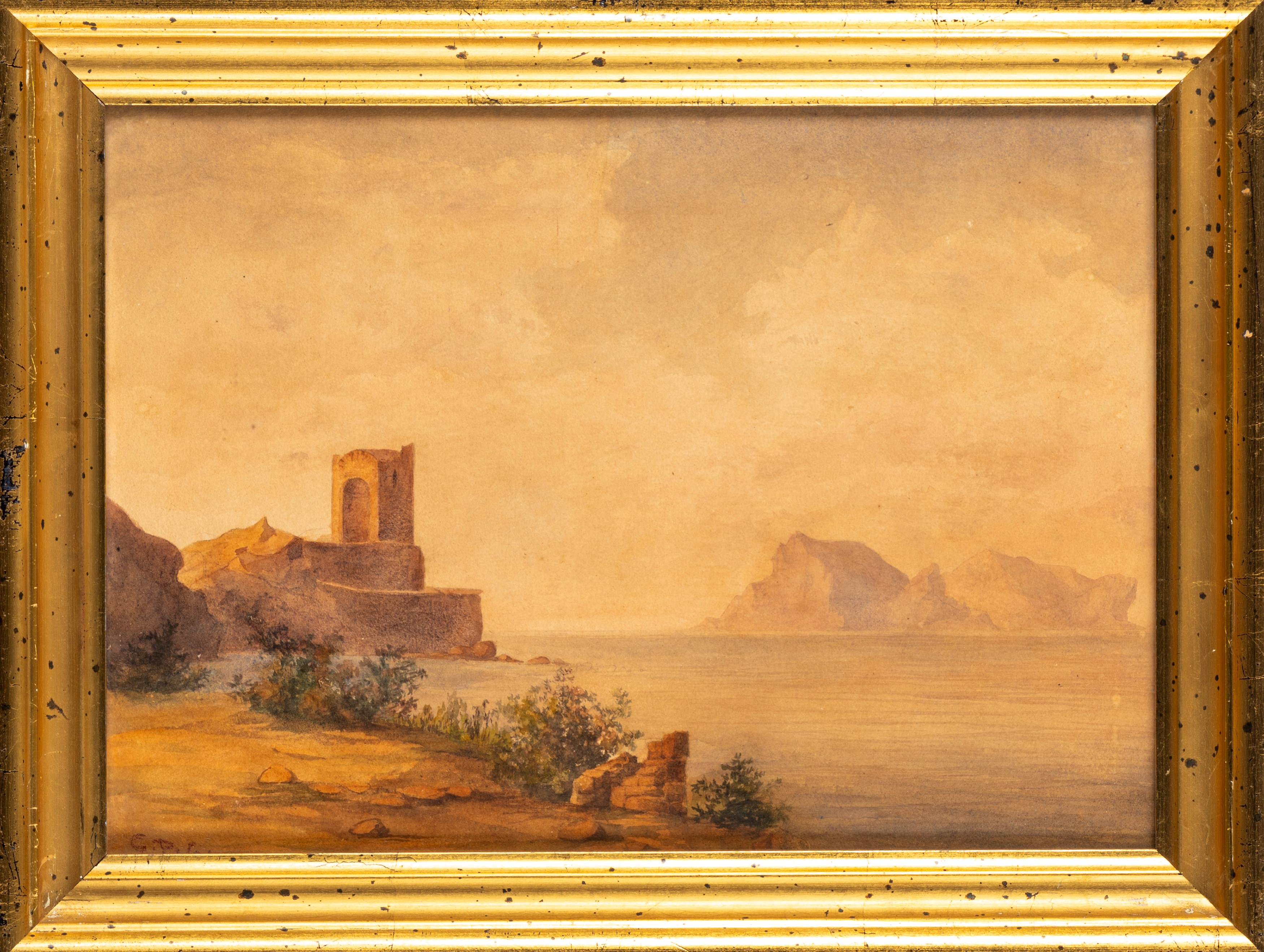 Gustavo Pisani - Rovine presso la costa