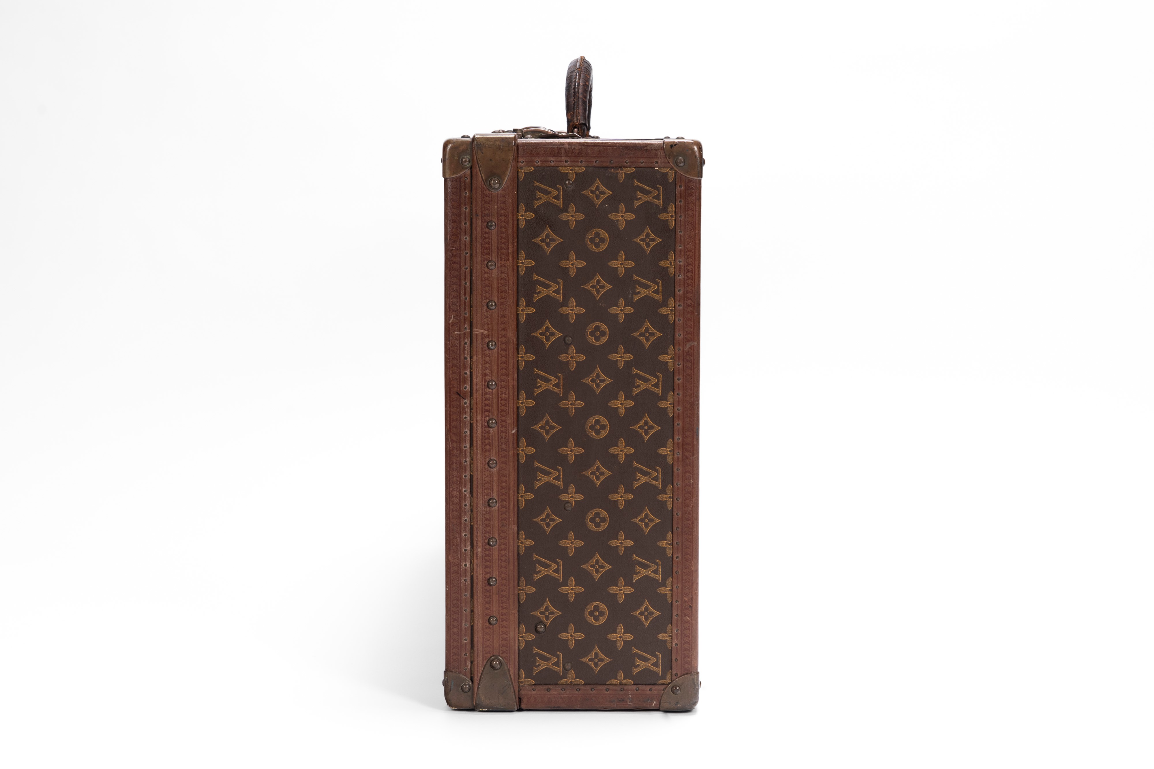 Louis Vuitton - Alzer, Valigia in tela con monogramma, dettagli in cuoio e ottone