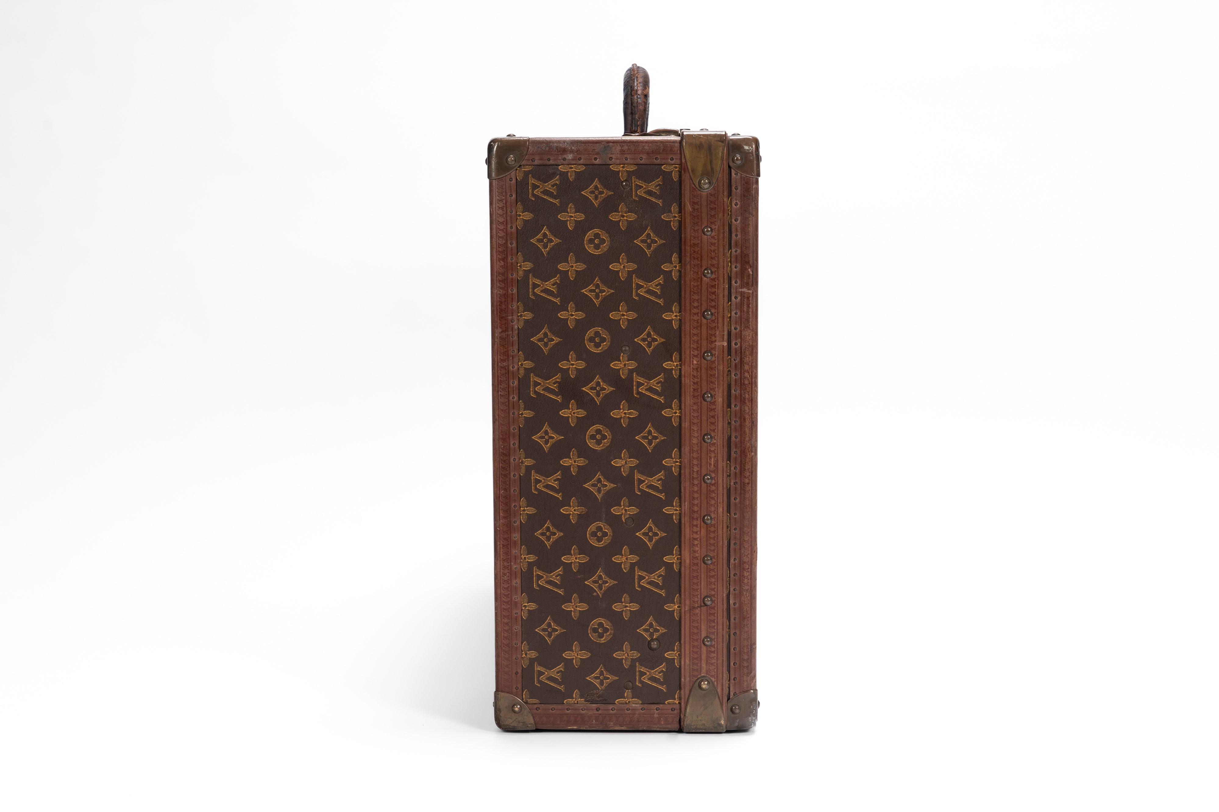 Louis Vuitton - Alzer, Valigia in tela con monogramma, dettagli in cuoio e ottone