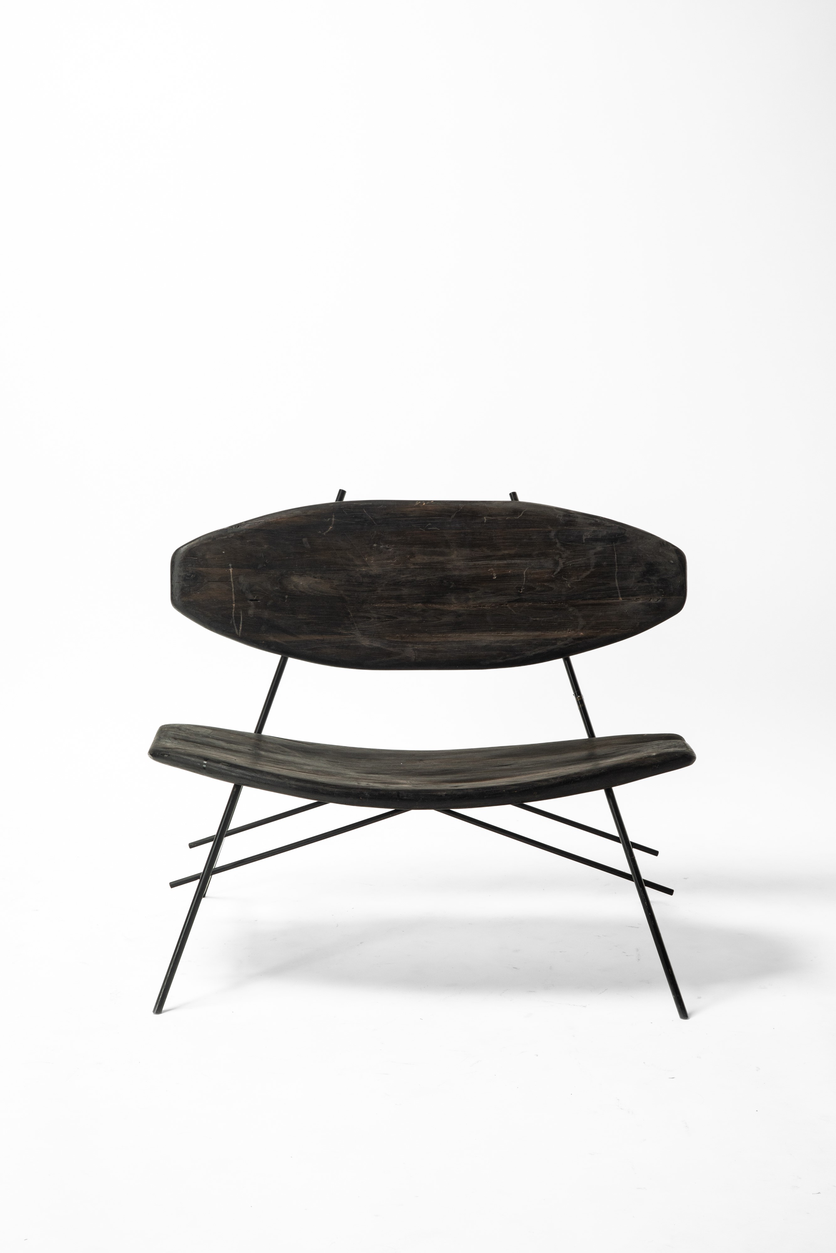 Manifattura Italiana - Coppia di lounge chair con ottomane