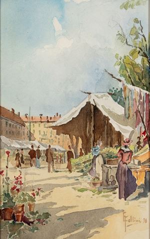 Scena di mercato