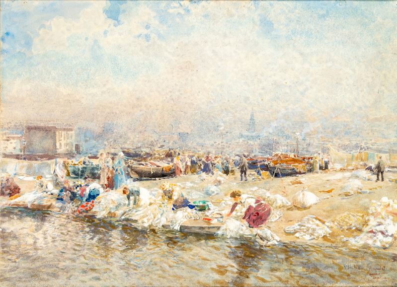 Attilio Pratella - Lavandaie